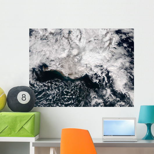 Ash Plume from Eyjafjallajokull Wall Decal Design 1