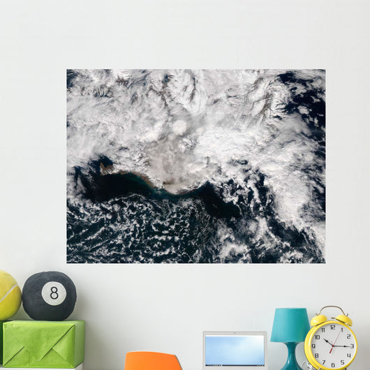 Ash Plume from Eyjafjallajokull Wall Decal Design 1