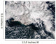 Ash Plume from Eyjafjallajokull Wall Decal Design 1