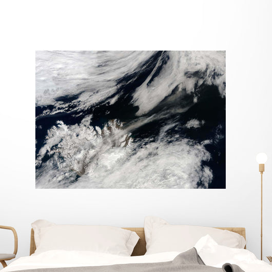 Pale Gray Ash Plume Wall Decal
