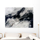 Pale Gray Ash Plume Wall Decal