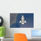 Space Shuttle Atlantis Backdropped Wall Decal Design 4