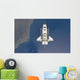 Space Shuttle Atlantis Backdropped Wall Decal Design 4
