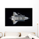 Space Shuttle Atlantis Backdropped Wall Decal Design 3