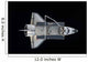 Space Shuttle Atlantis Backdropped Wall Decal Design 3