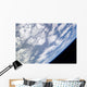Blue and White Part Wall Decal