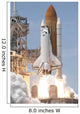 Space Shuttle Atlantis' Twin Wall Decal Design 4