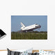 Space Shuttle Atlantis Touches Wall Decal Design 1