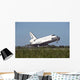 Space Shuttle Atlantis Touches Wall Decal Design 1