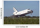 Space Shuttle Atlantis Touches Wall Decal Design 1