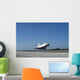 Space Shuttle Atlantis Approaching Wall Decal Design 2