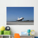Space Shuttle Atlantis Approaching Wall Decal Design 2