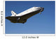 Space Shuttle Atlantis Approaching Wall Decal Design 1