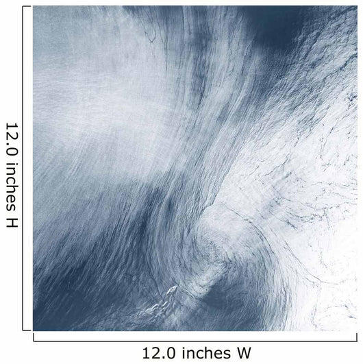 Giant Whirlpool Cloud Swirls Wall Decal