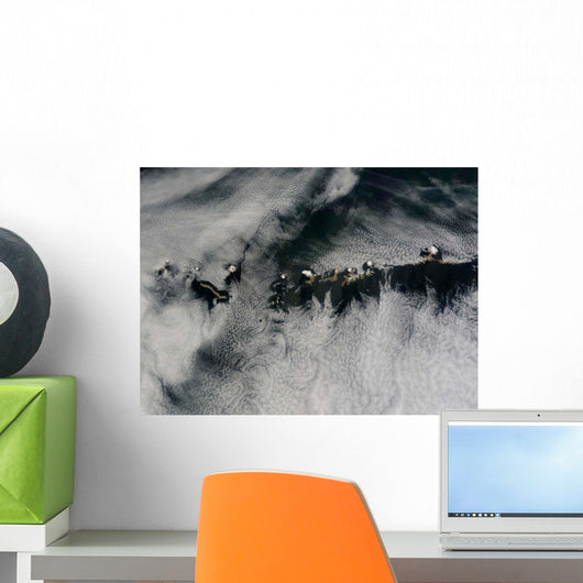 Satellite Outer Aleutian Islands Wall Decal