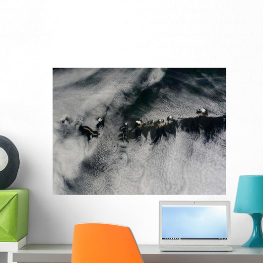 Satellite Outer Aleutian Islands Wall Decal