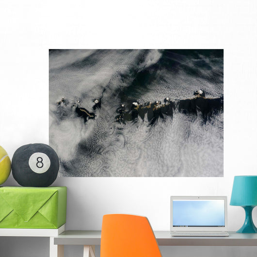 Satellite Outer Aleutian Islands Wall Decal