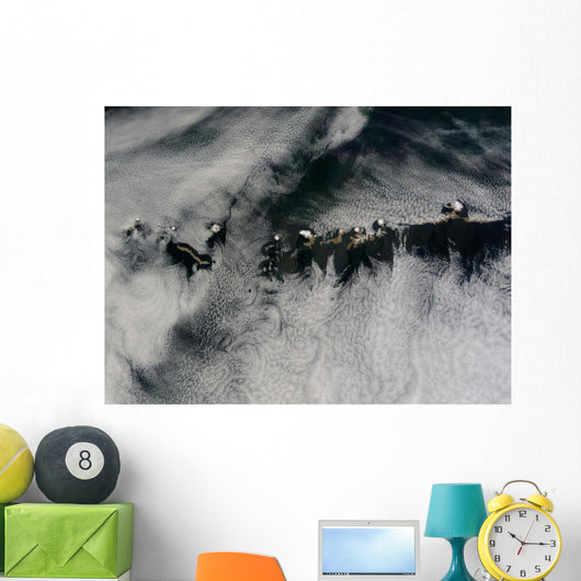 Satellite Outer Aleutian Islands Wall Decal
