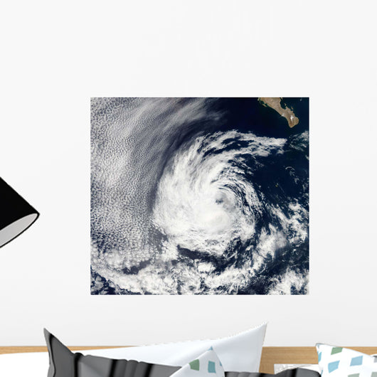 Satellite Tropical Depression Blas Wall Decal