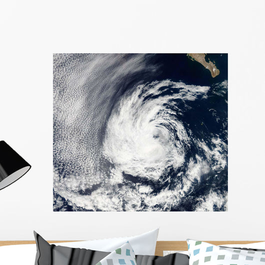 Satellite Tropical Depression Blas Wall Decal
