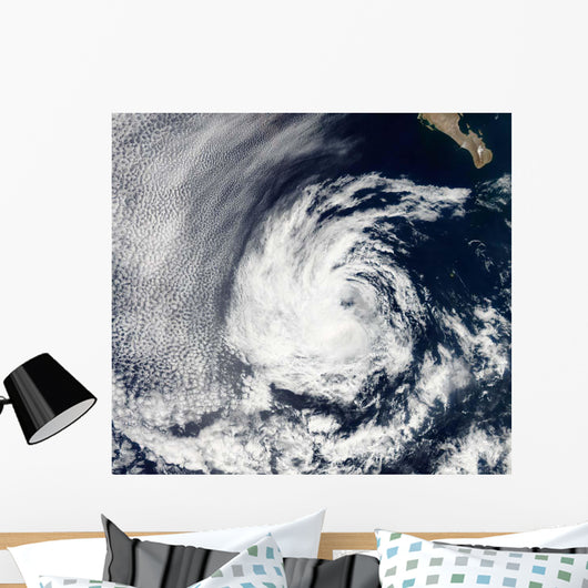 Satellite Tropical Depression Blas Wall Decal