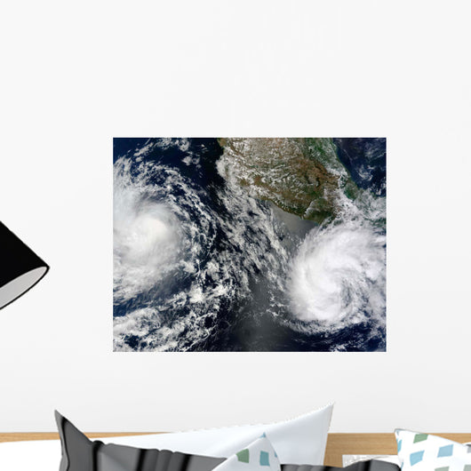 Tropical Storms Blas and Wall Decal