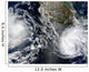 Tropical Storms Blas and Wall Decal