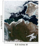 Satellite Northwest Canada Wall Decal