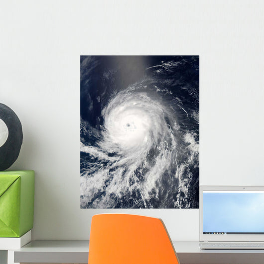 Satellite Hurricane Celia over Wall Decal