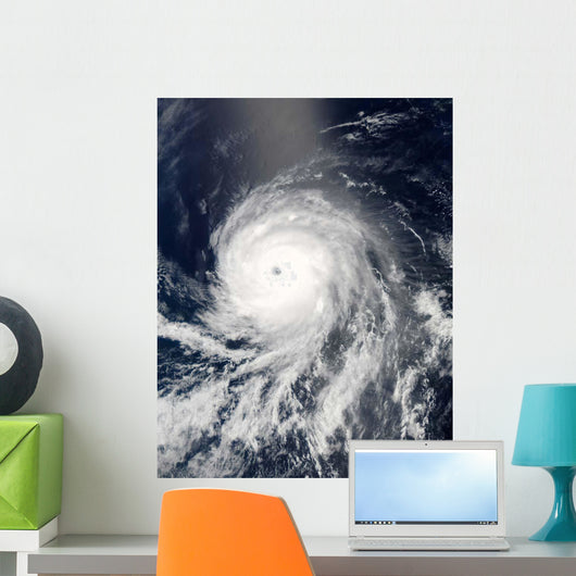 Satellite Hurricane Celia over Wall Decal