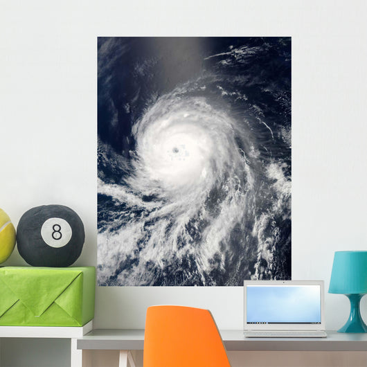 Satellite Hurricane Celia over Wall Decal