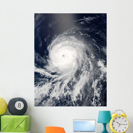 Satellite Hurricane Celia over Wall Decal