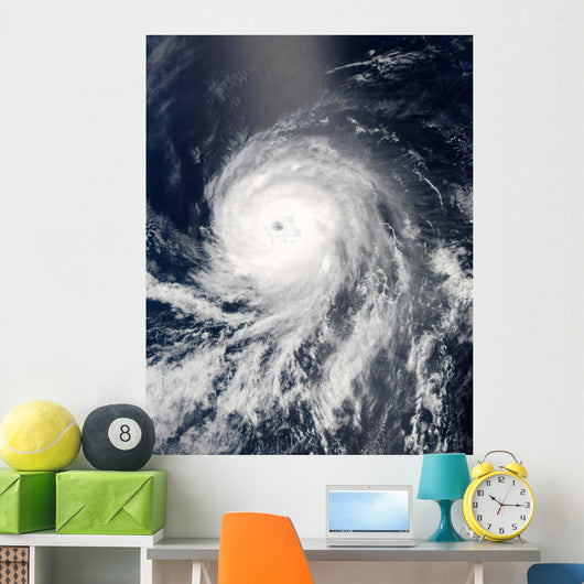 Satellite Hurricane Celia over Wall Decal
