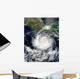 Satellite Tropical Storm Darby Wall Decal