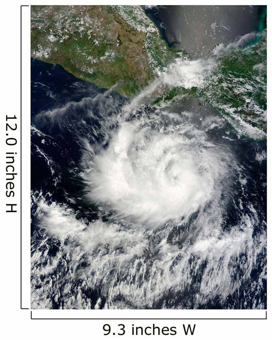 Satellite Tropical Storm Darby Wall Decal