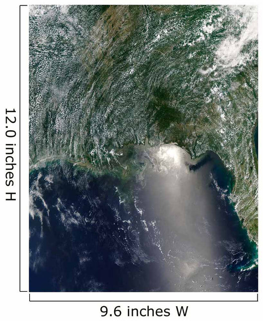 Satellite Oil Spill Is Wall Decal