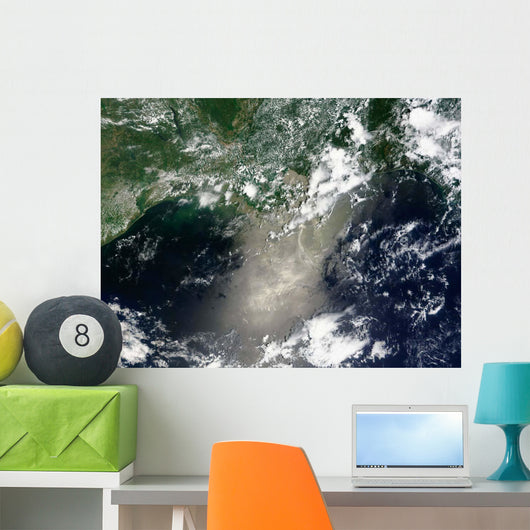 Satellite Streaks and Ribbons Wall Decal