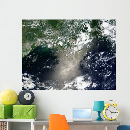 Satellite Streaks and Ribbons Wall Decal