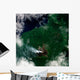 Small Plume Rises from Wall Decal Design 1