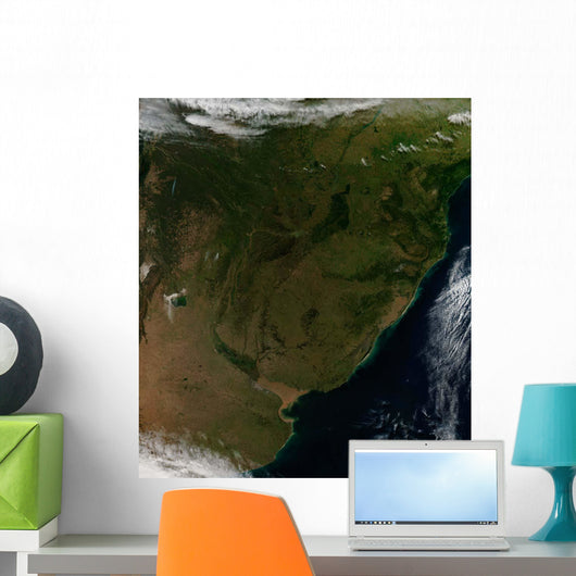 Satellite South America Wall Decal