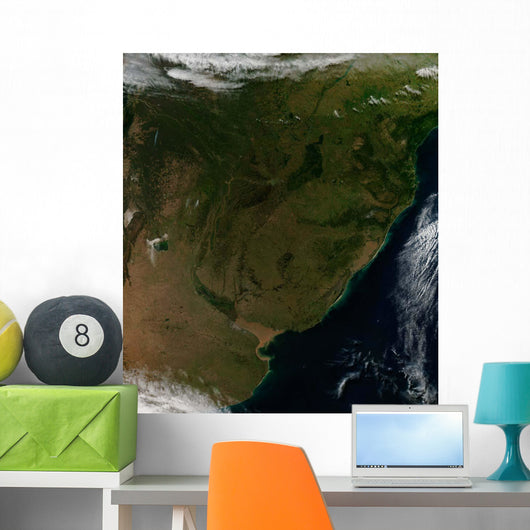 Satellite South America Wall Decal