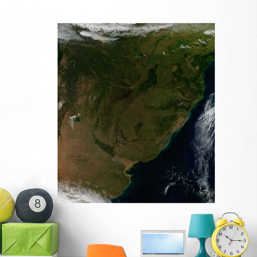 Satellite South America Wall Decal