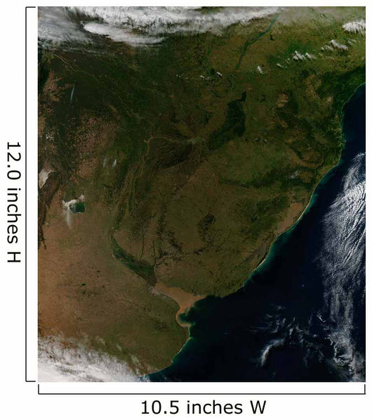 Satellite South America Wall Decal
