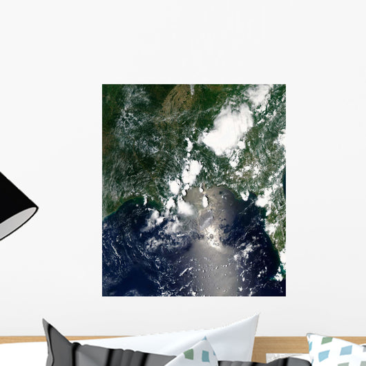 Oil Spreads Northeast from Wall Decal
