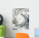 Hurricane Alex over Western Wall Decal
