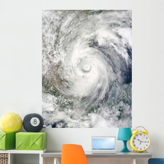 Hurricane Alex over Western Wall Decal