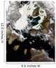 Sea Ice and Sediment Wall Decal