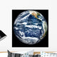 Full Earth Centered over Wall Decal Design 2