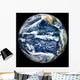 Full Earth Centered over Wall Decal Design 2