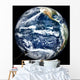 Full Earth Centered over Wall Decal Design 2